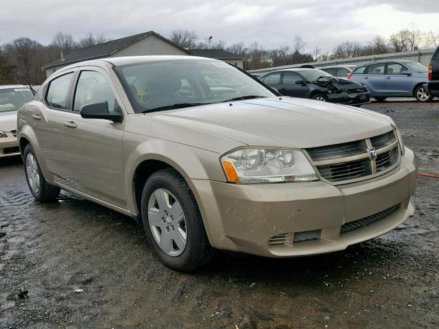 1B3LC46BX9N542938 - 2009 DODGE AVENGER SE TAN photo 1