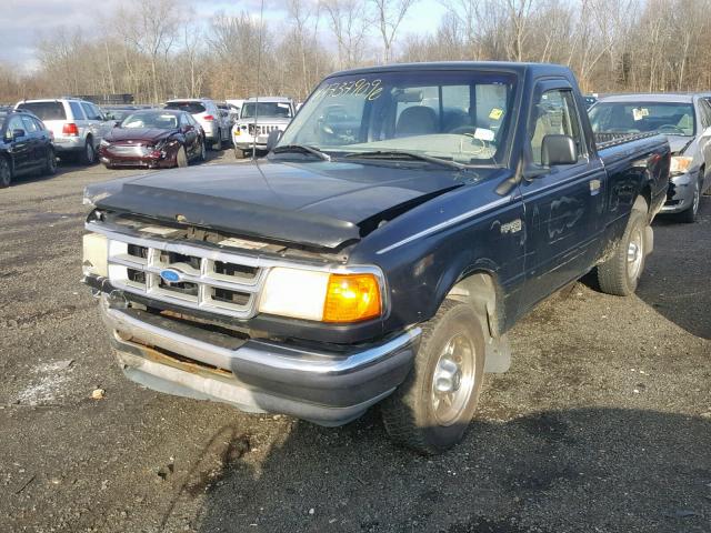 1FTCR10A9STA61432 - 1995 FORD RANGER BLACK photo 2