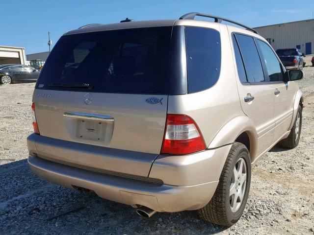 4JGAB75E53A451754 - 2003 MERCEDES-BENZ ML 500 GOLD photo 4