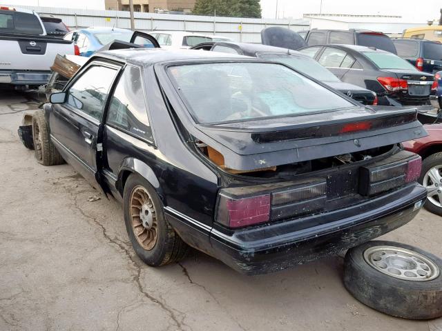 1FABP41E4JF214869 - 1988 FORD MUSTANG LX BLACK photo 3