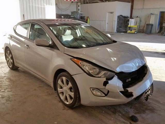 KMHDH4AE8DU565246 - 2013 HYUNDAI ELANTRA GL SILVER photo 1