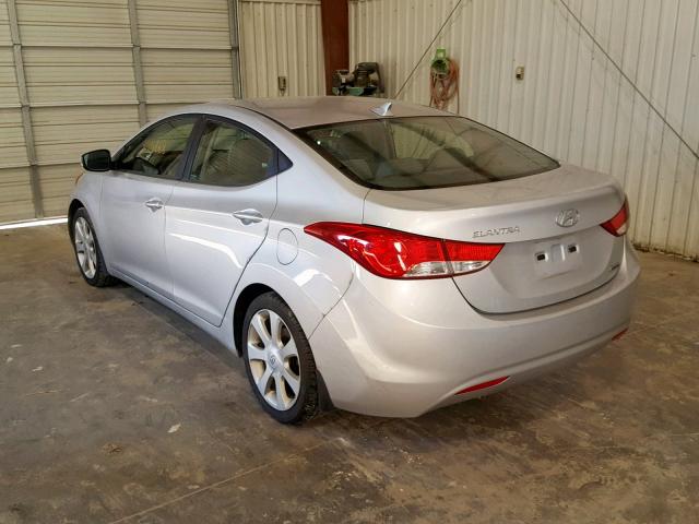 KMHDH4AE8DU565246 - 2013 HYUNDAI ELANTRA GL SILVER photo 3