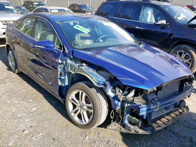 3FA6P0RU1FR157840 - 2015 FORD FUSION TIT BLUE photo 1