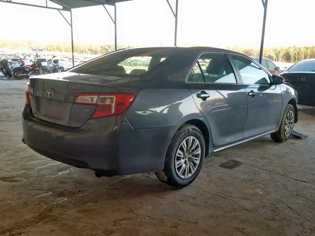 4T1BF1FK7CU131084 - 2012 TOYOTA CAMRY BASE GRAY photo 4