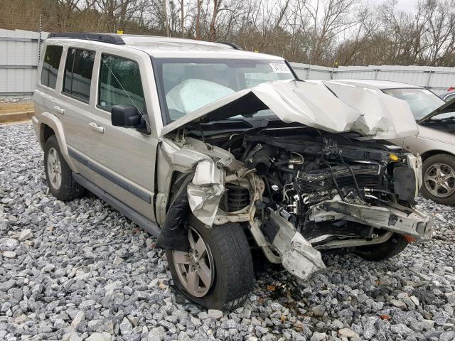 1J8HG48K87C643709 - 2007 JEEP COMMANDER SILVER photo 1