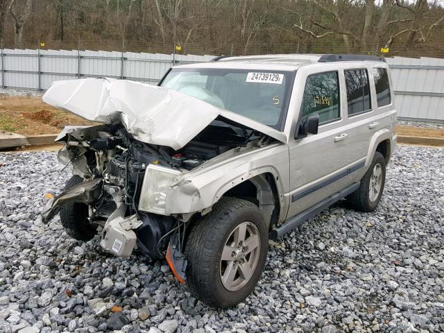 1J8HG48K87C643709 - 2007 JEEP COMMANDER SILVER photo 2