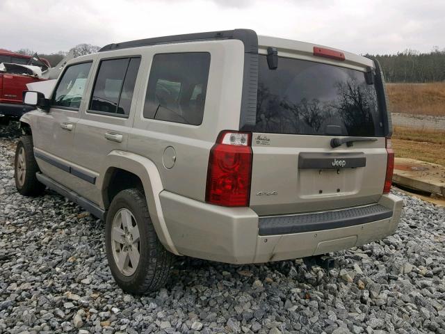 1J8HG48K87C643709 - 2007 JEEP COMMANDER SILVER photo 3