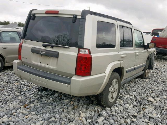 1J8HG48K87C643709 - 2007 JEEP COMMANDER SILVER photo 4