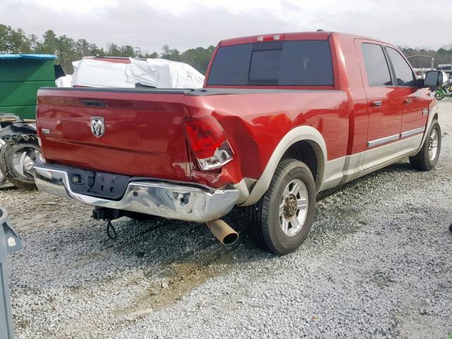 3D7TP2HL2AG173265 - 2010 DODGE RAM 2500 RED photo 4