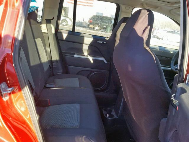 1J8FT47048D793752 - 2008 JEEP COMPASS SP 红色 照片 6