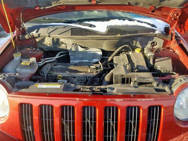 1J8FT47048D793752 - 2008 JEEP COMPASS SP 红色 照片 7