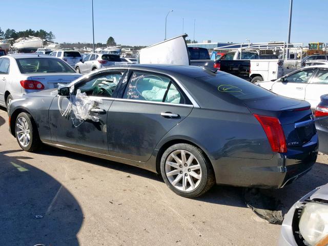 1G6AX5SX8F0109339 - 2015 CADILLAC CTS LUXURY 黑色 照片 3