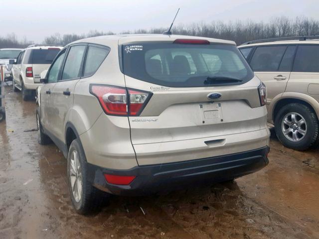 1FMCU0F7XHUD04622 - 2017 FORD ESCAPE S GOLD photo 3