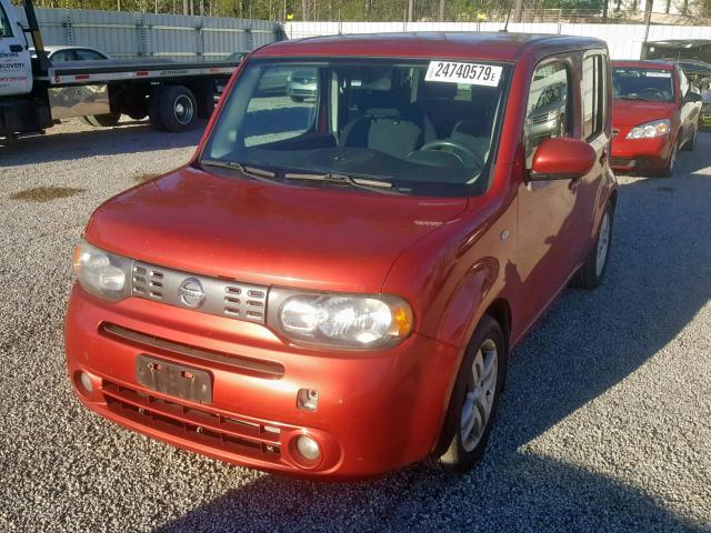 JN8AZ28R09T110250 - 2009 NISSAN CUBE BASE RED photo 2