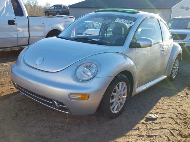 3VWCK31C44M415369 - 2004 VOLKSWAGEN NEW BEETLE Gümüş foto 2