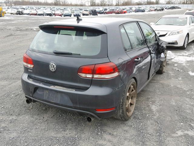 WVWGD7AJ2CW251025 - 2012 VOLKSWAGEN GTI GRAY photo 4