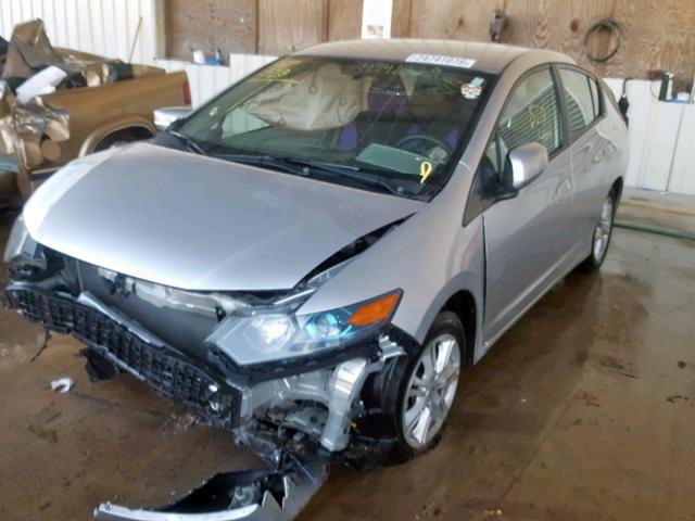 JHMZE2H71BS003727 - 2011 HONDA INSIGHT EX SILVER photo 2