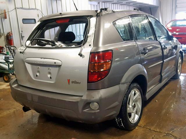 5Y2SL628X4Z425183 - 2004 PONTIAC VIBE GRAY photo 4