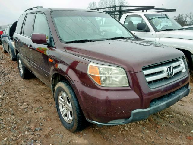 5FNYF18218B026150 - 2008 HONDA PILOT VP MAROON photo 1