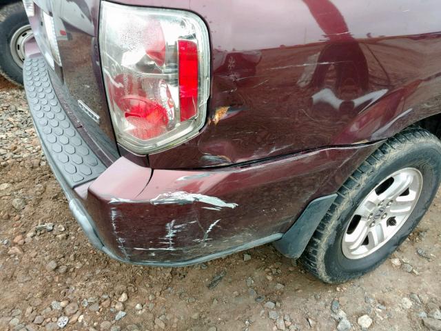 5FNYF18218B026150 - 2008 HONDA PILOT VP MAROON photo 9