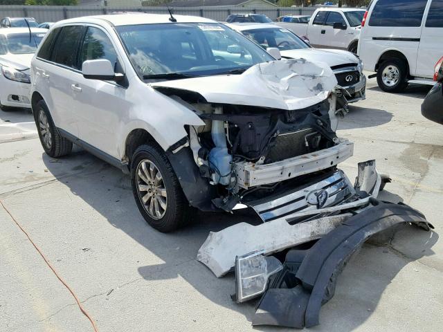 2FMDK3KC8ABA22327 - 2010 FORD EDGE LIMIT WHITE photo 1