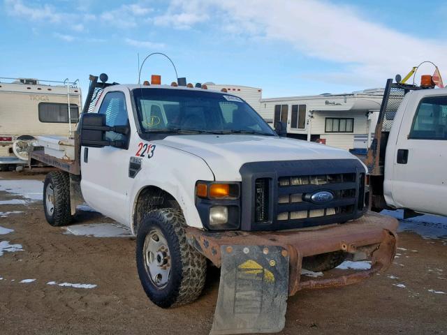1FDSF35578EE41471 - 2008 FORD F350 SRW S WHITE photo 1