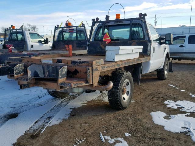 1FDSF35578EE41471 - 2008 FORD F350 SRW S WHITE photo 4