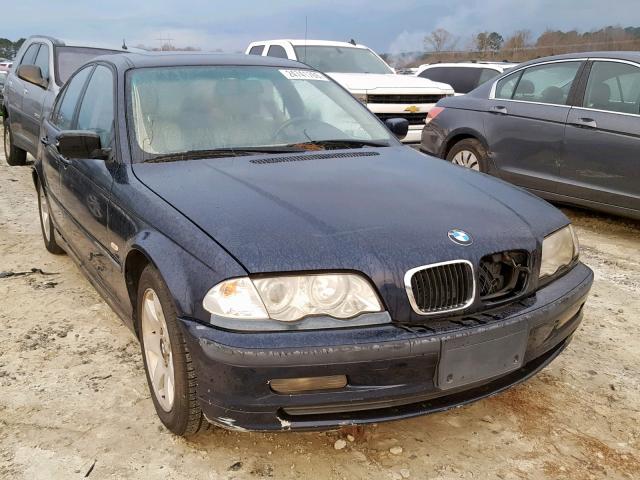 WBAAN37421ND47303 - 2001 BMW 325 I BLUE photo 1