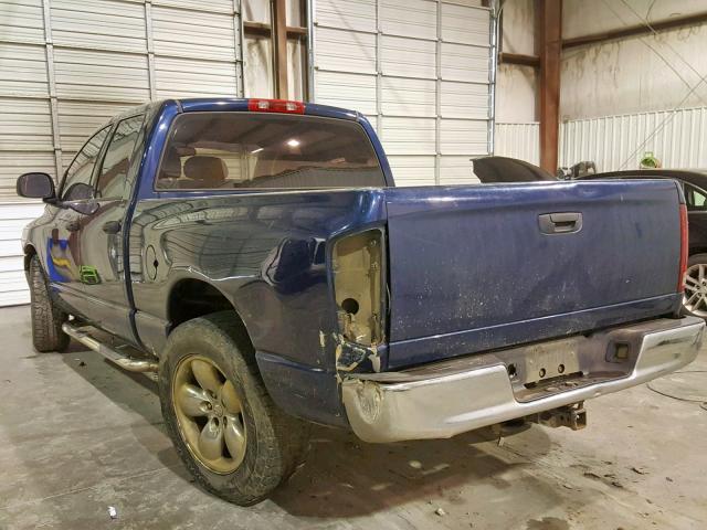 1D7HA18D74J293334 - 2004 DODGE RAM 1500 S 蓝色 照片 3