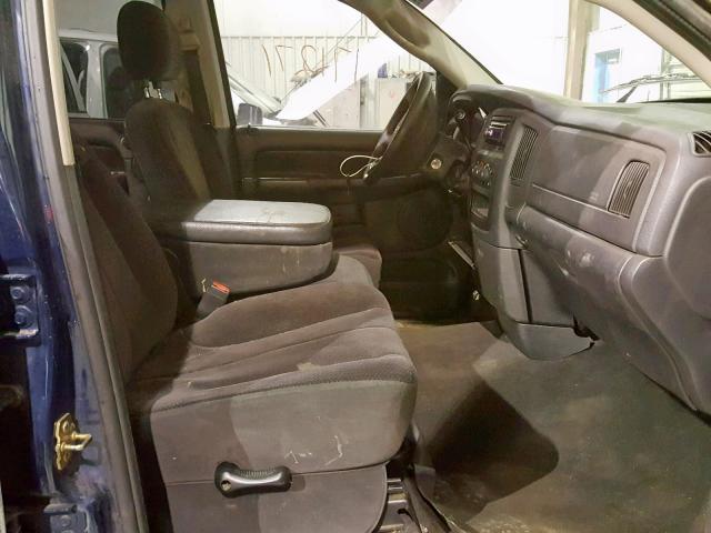 1D7HA18D74J293334 - 2004 DODGE RAM 1500 S 蓝色 照片 5