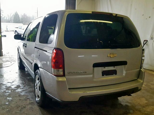 1GNDV23L06D134326 - 2006 CHEVROLET UPLANDER L SILVER photo 3