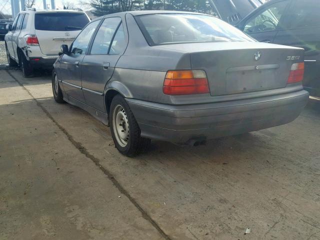 WBACB4317PFL02442 - 1993 BMW 325 I AUTO GRAY photo 3