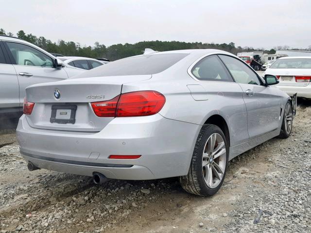 WBA3R1C5XGK529239 - 2016 BMW 435 I SILVER photo 4