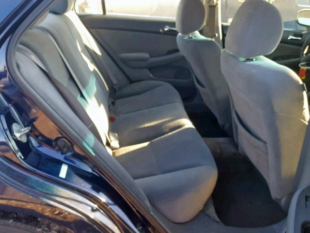 1HGCM561X7A006263 - 2007 HONDA ACCORD VAL BLUE photo 6