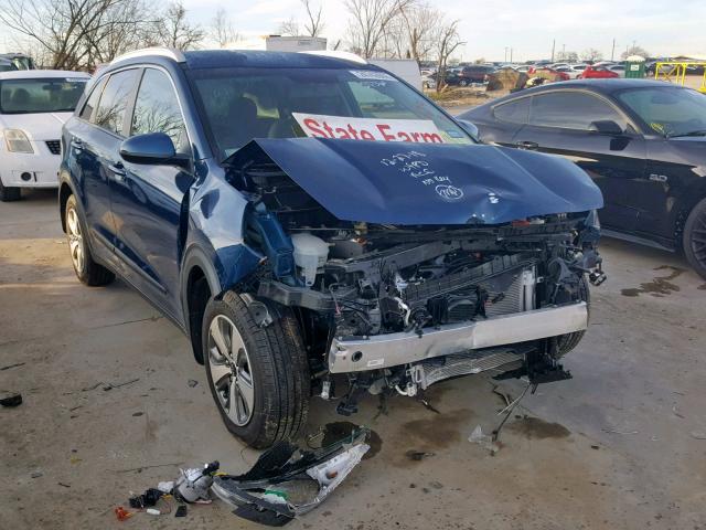 KNDCB3LC6K5218075 - 2019 KIA NIRO FE BLUE photo 1