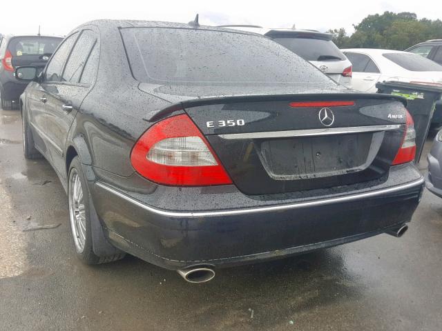 WDBUF87X37B148660 - 2007 MERCEDES-BENZ E 350 4MAT BLACK photo 3