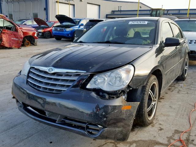 1C3LC46K68N237275 - 2008 CHRYSLER SEBRING LX BLACK photo 2