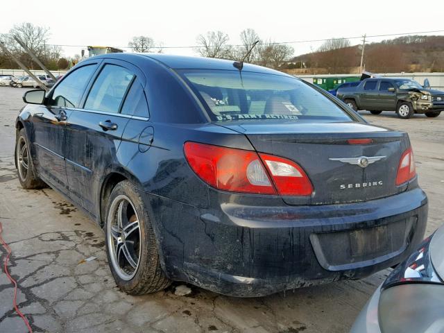 1C3LC46K68N237275 - 2008 CHRYSLER SEBRING LX BLACK photo 3