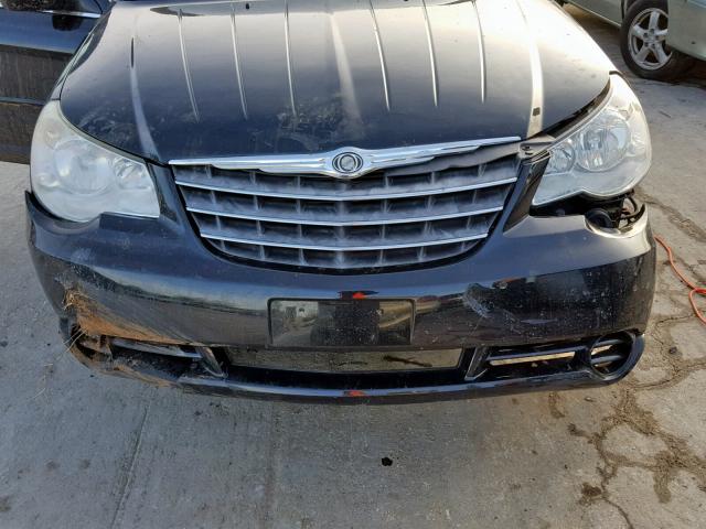 1C3LC46K68N237275 - 2008 CHRYSLER SEBRING LX BLACK photo 7