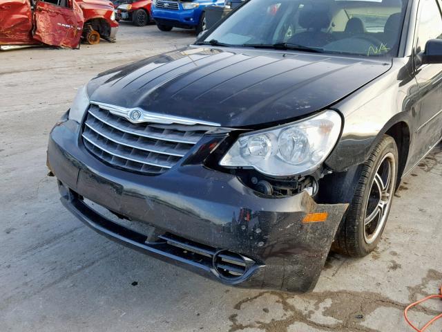 1C3LC46K68N237275 - 2008 CHRYSLER SEBRING LX BLACK photo 9