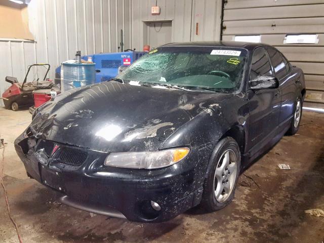 1G2WP52K3WF328377 - 1998 PONTIAC GRAND PRIX BLACK photo 2