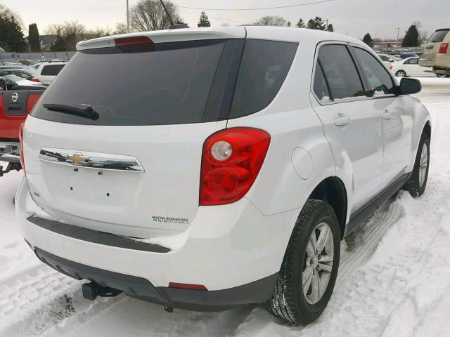 1GNALAEK5FZ142822 - 2015 CHEVROLET EQUINOX LS WHITE photo 4