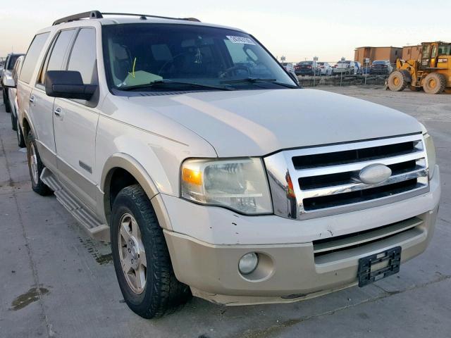 1FMFU17568LA45911 - 2008 FORD EXPEDITION WHITE photo 1