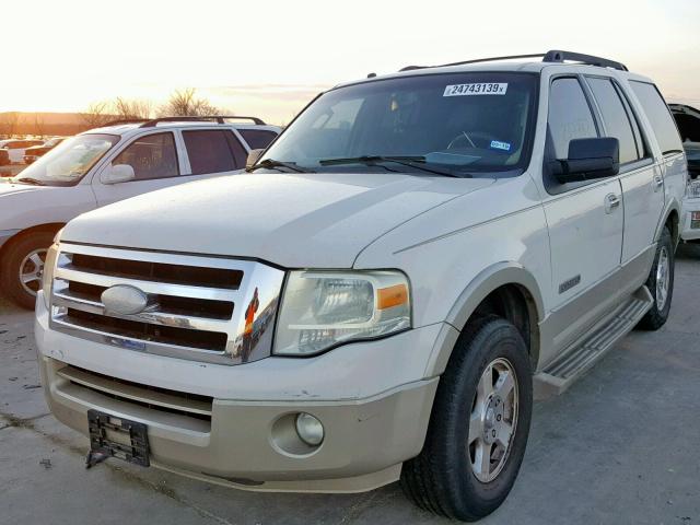 1FMFU17568LA45911 - 2008 FORD EXPEDITION WHITE photo 2