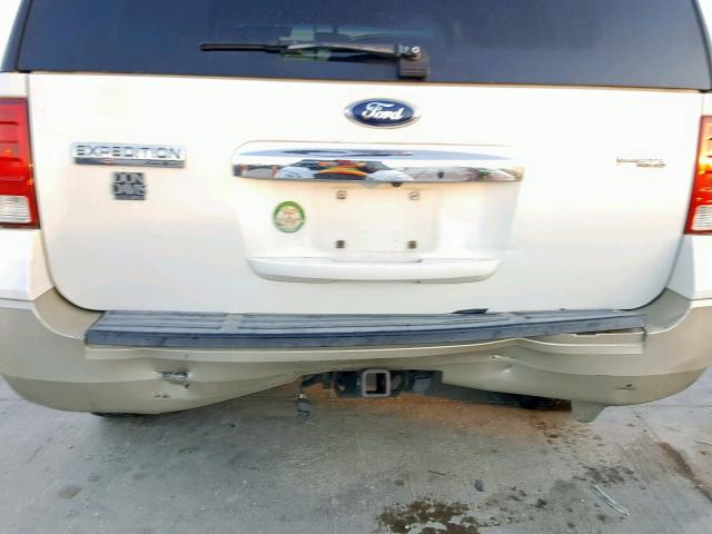 1FMFU17568LA45911 - 2008 FORD EXPEDITION WHITE photo 9