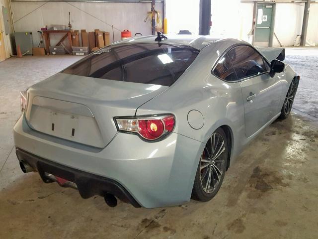 JF1ZNAA1XD1733457 - 2013 TOYOTA SCION FR-S SILVER photo 4