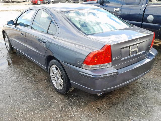 YV1RS592162556201 - 2006 VOLVO S60 2.5T GRAY photo 3