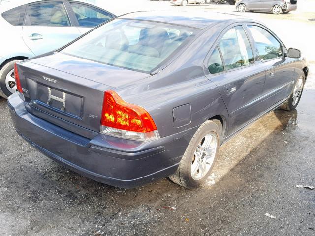 YV1RS592162556201 - 2006 VOLVO S60 2.5T GRAY photo 4