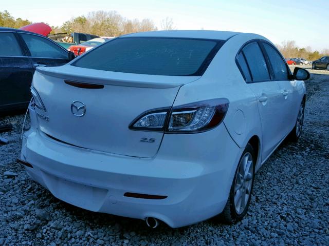 JM1BL1W56C1684785 - 2012 MAZDA 3 S WHITE photo 4