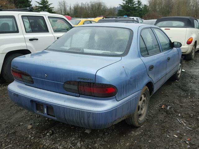 1Y1SK5263SZ037880 - 1995 GEO PRIZM BASE BLUE photo 4